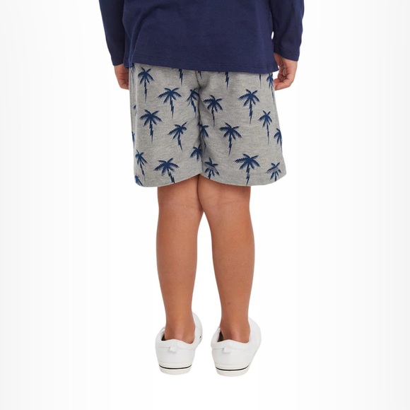 NWT, Chaser, Boys, Cozy LIGHTNING PALMS SHORTS - Picture 3 of 3